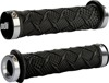 ODI Xtreme Lock-On ATV Grips Black Silver Pair - Slip-free lock-on grips for ATVs, black/silver ODI Xtreme Lock-On ATV Grips Black Silver Pair - Slip-free lock-on grips for ATVs, black/silver