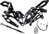 Black Adjustable Rearsets - For 14-17 Yamaha R3 & R25 Black Adjustable Rearsets - For 14-17 Yamaha R3 & R25