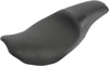 Short Hop Wide Plain Leather 2-Up Seat - For 08-20 Harley FLH FLT Short Hop Wide Plain Leather 2-Up Seat - For 08-20 Harley FLH FLT