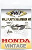 Full Plastic Fastener Kit - For 91-92 Honda CR125R, 90-91 CR250R