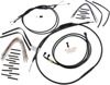 Cable and Brake Line Kits - Burly Cntrl Kit 12" Ape