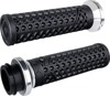 ODI Vans Signature Indian TBW Grips Black/Silver 1 Inch - Original ODI lock-on grips for 1" Indian TBW For Indian models ODI Vans Signature Indian TBW Grips Black/Silver 1 Inch - Original ODI lock-on grips for 1" Indian TBW For Indian models