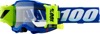 100% Accuri 2 Forecast Roll-Off Goggles Blue/Yellow Adult Clear Lens - Roll-off goggles with clear lens in Blue/Yellow