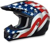 FX-17 Flag Full Face Offroad Helmet Red/White/Blue/Black 2X-Large