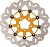 Wave Contour Floating Front Brake Rotor Gold