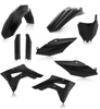 Black Complete Plastic Kit - For 17-18 Honda CRF450RX