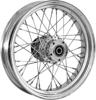 HardDrive 40-Spoke Chrome Wheel 16x3.5in 1in Axle for Harley BT/XL 00-Later