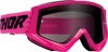 Thor Combat Sand Racer Goggles Flo Pink Smoke Lens Adult Unisex - Anti-fog, sand-resistant goggles Flo Pink Smoke Lens