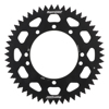 Supersprox 50T Aluminum Rear Sprocket Black 420 Chain Fits Kawasaki