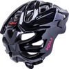 KALI Chakra Youth Solid Bicycle Helmet Gloss Black One Size - Youth bicycle helmet, gloss black, one size