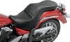Explorer Stitched 2-Up Seat Black Gel - For 07-17 Yamaha XVS1300 V-Star