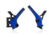 X-Grip Frame Guards Black/Blue - For 18-21 Yamaha YZ85
