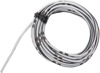 13' Color Match Electrical Wire - White / Black 14A/12V 20AWG