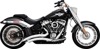 Vance and Hines Big Radius Chrome Exhaust System For Harley Softail 18-22 - Full system exhaust for select Harley Softail 18-22