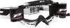 3200 White / Black Venom OTG Goggles - Clear Lens w/ Roll-Off System