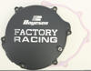 Black Factory Racing Clutch Cover - 94-02 Kawasaki KX125