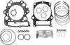 9.9:1 STD Compr. Top End Piston Kit - +.5mm Bore - For 02-08 Grizzly & 05-07 Rhino