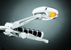 Turn Signal Mirrors Flat Glass Chrome
