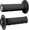 ODI ATV MX Half-Waffle V2.1 Lock-On Grips Black 7/8" Bars - Lock-On grips for 7/8" handlebars, Black, Pair ODI ATV MX Half-Waffle V2.1 Lock-On Grips Black 7/8" Bars - Lock-On grips for 7/8" handlebars, Black, Pair