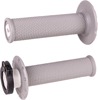 ODI V2 Lock-On No-Waffle Grips Gray for 7/8 in Bars - Lock-On grips, gray, fits 7/8 in handlebars