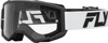Fly Racing Youth Focus Goggles White/Black Clear Lens - Youth offroad goggles in white/black with clear lens