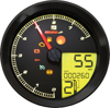LCD Color Change Speedo and Tachometer - Black