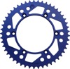 Moose Offroad Rear Aluminum Sprocket 49T Blue 520 Chain - Rear sprocket, 49T, Blue, For Beta, Gas Gas, Sherco, Suzuki