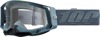 100% Racecraft 2 Goggles Battleship Blue Clear Lens Adult Unisex - Premium off-road goggles with clear lens, adult size