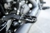 Burly Brand MX Style Mini Footpegs Black For Harley-Davidson - MX mini footpegs, black, For Harley-Davidson models