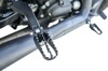 Burly Brand MX Style Mini Footpegs Black For Harley-Davidson - MX mini footpegs, black, For Harley-Davidson models
