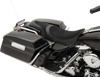 Caballero Diamond Faux Suede 2-Up Seat - For 97-07 Harley FLHR FLHX