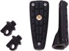 CIRO CMX Footpegs Black Pair For Harley Male Mount 1987-2024 - Fits Harley 1/2" male mount 1987-2024 models