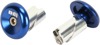 ODI Aluminum Handlebar End Plugs Blue Anodized Universal Pair - Universal fit for 14-19mm handlebar ends ODI Aluminum Handlebar End Plugs Blue Anodized Universal Pair - Universal fit for 14-19mm handlebar ends