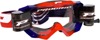 3200 Red / Blue Venom OTG Goggles - Clear Lens w/ Roll-Off System