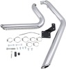 Shortshots Staggered Chrome Full Exhaust - For 86-11 Harley Softail