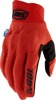 100% Cognito Smart Shock Gloves Red Men's Size S - Durable red gloves with Smart Shock knuckle, Size S
