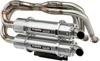 Dual Brushed Aluminum Full System Exhaust - For 18-21 Wildcat XX