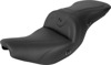 Saddlemen Heated RoadSofa Seat Black For Indian Chief & Roadmaster - Heated seat, black, for select Indian models