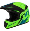 MX-46 Compound Helmet Matte Hi-Vis Green/Black/Blue Large