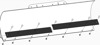 KFI 52 Inch Universal Wear Bar For Warn 52 in Plow Blades - Replacement wear bar for Warn 52 in plow blades