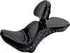 Saddlemen Explorer Special Seat w/Backrest Harley FLSTC/FLSTCI 2006 - Studded 2-up seat with backrest for Harley FLSTC 2006