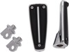Ciro Rail Footpegs Chrome Pair For Harley Standard Clevis Mounts - Fits HD 1/2" clevis mounts 1987-2024 For Harley-Davidson