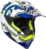 AX-8 Evo Full Face Helmet Blue/Hi-Vis/Multi/White/Yellow Large AX-8 Evo Full Face Helmet Blue/Hi-Vis/Multi/White/Yellow Large