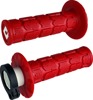 ODI V2 Rogue Lock-On Grips Red for 7/8" Bars - Lock-On grips, Red, For many MX/off-road bikes