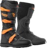 Blitz XP Dirt Bike Boots - Charcoal & Orange MX Sole Men's Size 10