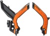 X-Grip Frame Guards Black/Orange - For 19-22 KTM 125-450 SX/F XC/F