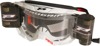 3303 Black / White Vista Goggles - Clear Lens w/ Roll-Off System