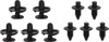 M7 Push/Pry Rivets - 10 Pack, 5 Each Type