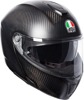Sport Modular Street Motorcycle Helmet CF Black 2X-Large