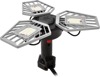 STKR TRiLIGHT Shop Light V2 LED Drop Light 5000 Lumens Black Silver - 5000 lumen LED shop light with adjustable heads